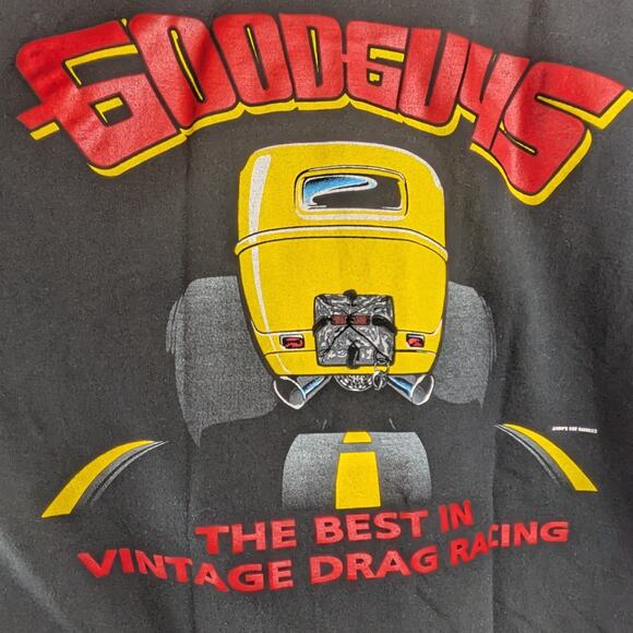Vtg 2000 Y2K Mens L Drag Racing TShirt Goodguys 41st March Meet Famoso Double - Picture 4 of 5